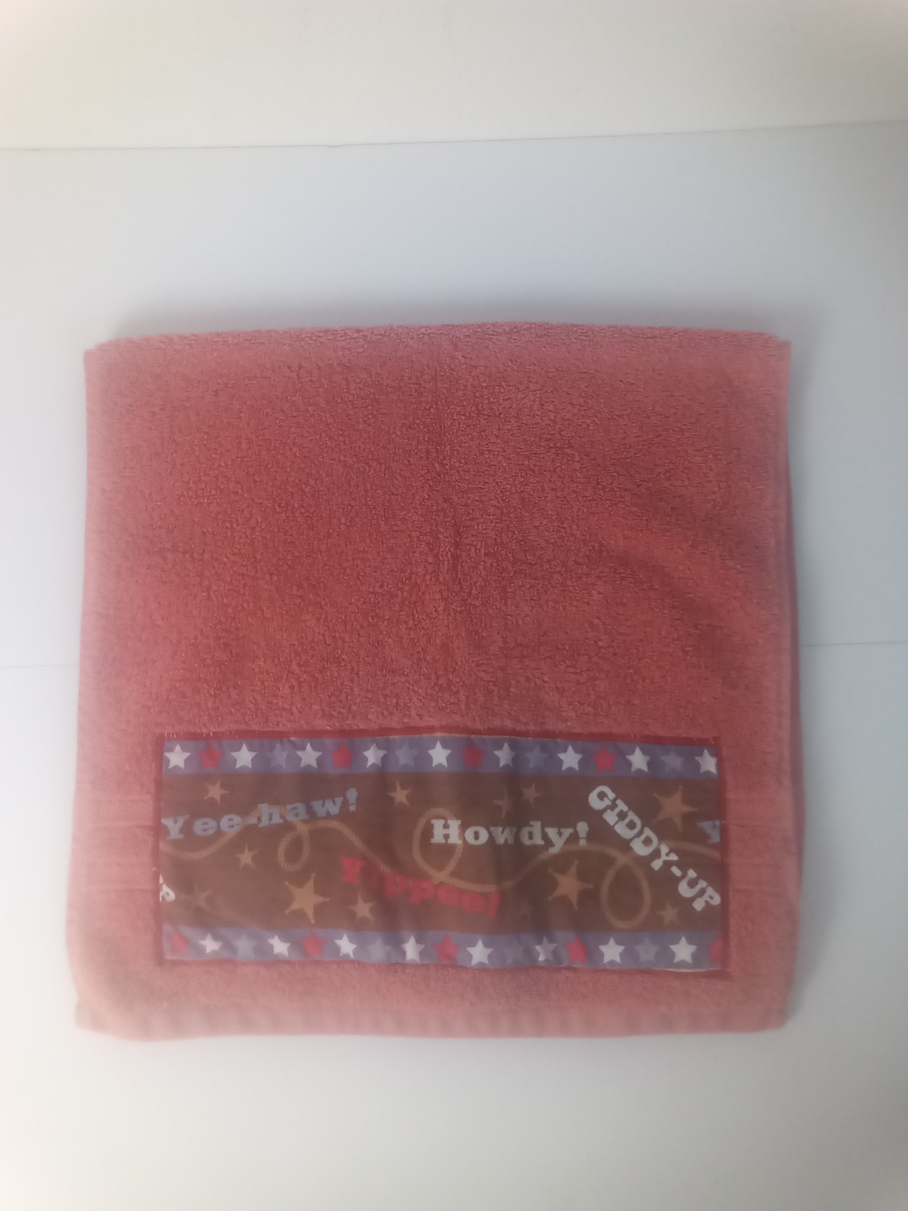 Wamsutta Home Western Theme Hand Towel Coral Micro Cotton